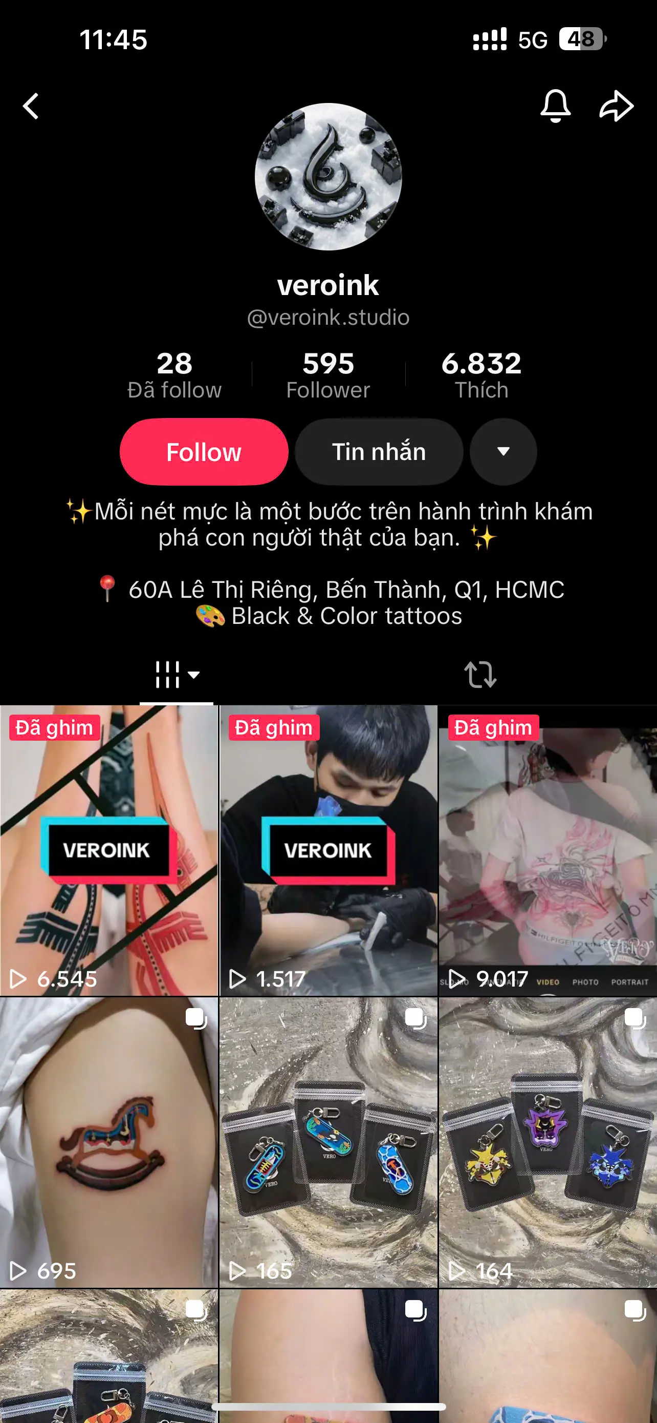 Tiktok: Vero Ink